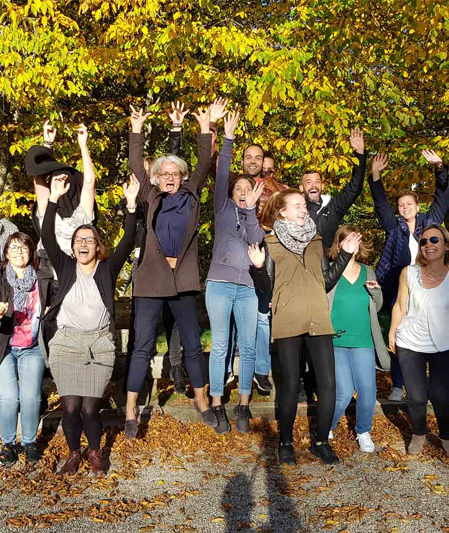 Photo illustrant le sujet : epnll-ecole-de-pnl-de-lausanne-tout-le-monde-peut-le-faire-photo-groupe-saute-mobile